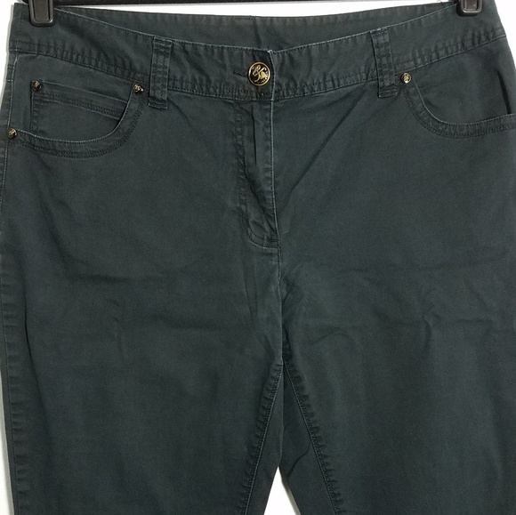 Style & Co. Pants - Classic Style&Co black zipper detail chinos, 14